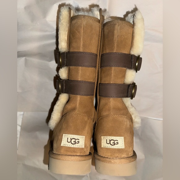 UGG Aletheia Tall Boots in Chestnut, Size 8 (Like New!) - Picture 4 of 9